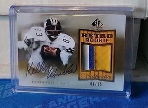 2010 SP Authentic Kellen Winslow Game Used Jersey Auto Retro Rookie 01/15 HOF - Picture 1 of 2
