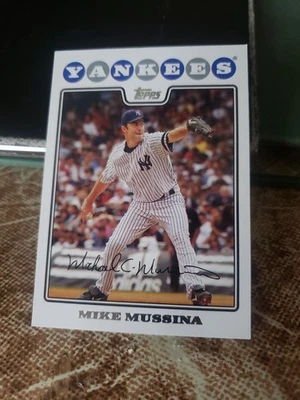 2008 Topps - Mike Mussina #349 New York Yankees Foto 1 de 2