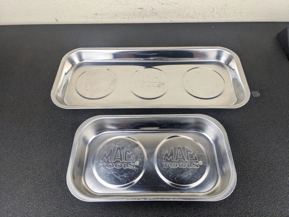 #bm671 Mac Tools (2) Magnetic Parts Tray 9.5" x 5.5" + 14" x 6.5" - Image 1 of 4
