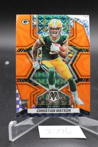 2022 Panini Mosaic - NFL Debut Christian Watson #281 Mosaic Reactive Orange... - Picture 1 of 2