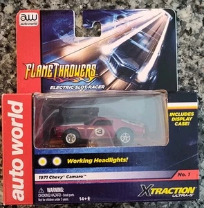 AUTO WORLD FLAMETHROWERS 1971 CHEVY CAMARO NO. 1 2012 R11 In Box - Picture 1 of 8