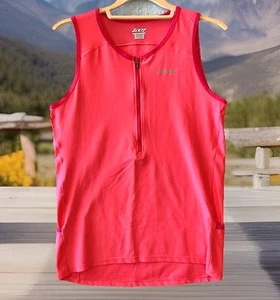 Zoot 1/2 Zip Cycling Top Shirt Bib Jersey Women’s Size XL Bike Vented Pockets - Picture 1 of 13