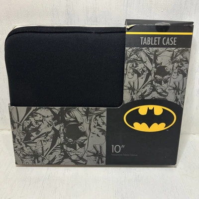 DC Comics Batman Neoprene 10" Tablet Case Sleeve University Fit New Open Box - Image 1 of 4