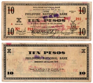 1941 Filippine Provincia dei Negri 5P WW2 Emergenza S618 C/S Bassa Serie #291 - Foto 1 di 4