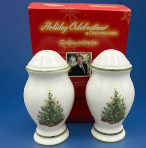 Christopher Radko Christmas Holiday Celebrations Salt And Pepper - Picture 1 of 12