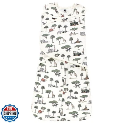 Saco de dormir Hudson Baby unissex conversível swaddle, indo para safári, 0-3 meses - Imagem 1 de 4