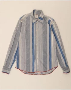 Camisa REPLAY Hombre Grande Azul Rayas Algodón BR09 - Imagen 1 de 3