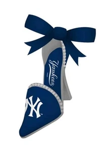 New York Yankees 3.5 Inch High Heel Shoe Ornament - Foto 1 di 1