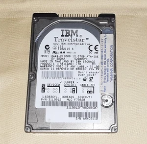 IBM Travelstar HDD 12GB for Roland HDP88-DLE Ver. 2 Tested Japan FedEx JP MG01 - Picture 1 of 6