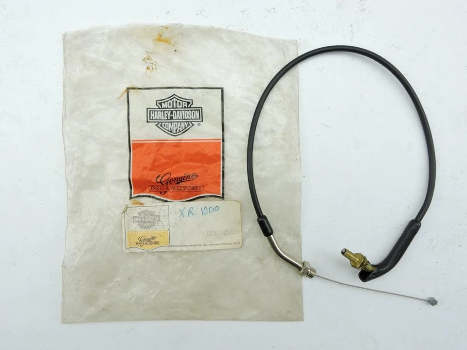 Cable carburador trasero Harley Davidson XR1000 56341-83A8584 18736RS NUEVO DE STOCK Foto 1 de 4