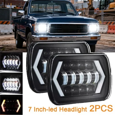 Faro LED 5x7" 7x6" para camioneta Toyota 1982-1995 4Runner haz alto-bajo DRL Foto 1 de 4