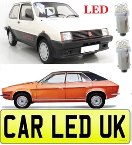 2 x LED SIDELIGHT BULBS 7 SMD 6000k ✅ AUSTIN METRO MG MINI PRINCESS AMBASSADOR - Picture 1 of 8