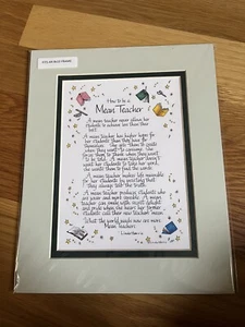 Pen-Craft Petites By Linda Harris “How To Be A Mean Teacher” Teachers Classroom - Picture 1 of 2