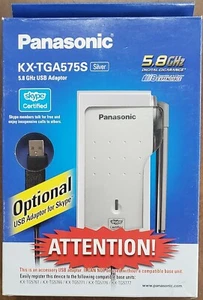 PANASONIC KX-TGA575S 5.8GHz USB SKYPE ADAPTOR - NEW - Picture 1 of 2