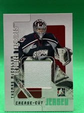 2007-08 In the Game Between the Pipes Crease-Cut Jersey #CCJ-23 Thomas McCollum