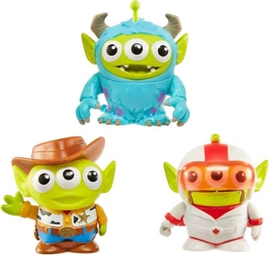 Disney Pixar Alien Remix 3er Pack Duke Caboom Sulley Woody 3" Figuren in Pizzakarton - Bild 1 von 3