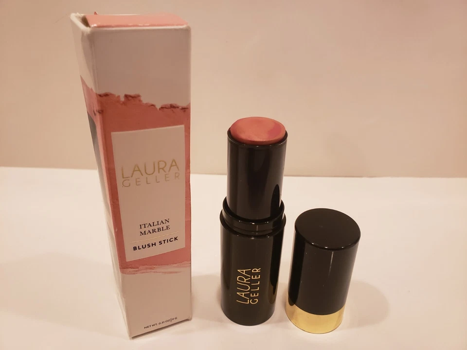 Laura Geller ~ Italian Marble Blush Stick ~ Apricot Spritz ~ 0.31 oz ~ SMUDGED - Image 1 of 1