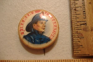 ~VINTAGE~FIREMEN'S CELEBRATION~CELLULOID & METAL PIN~ - Picture 1 of 3
