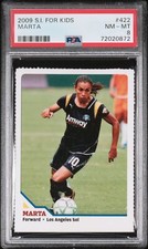 Marta 2009 Sports Illustrated S.I. For Kids ROOKIE #422 PSA 8
