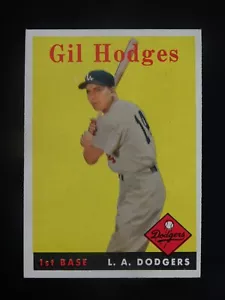 1958 Topps Baseballkarte #162 Gil Hodges (NM) - Bild 1 von 2