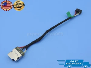 Cable de carga conector de alimentación de CC genuino para HP Pavilion 11-e000ec 11-e001eo - Imagen 1 de 4