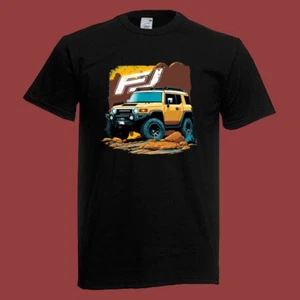 FJ Cruiser Land Cruiser Off Road Car Men's Black Size S-5XL - Picture 1 of 1