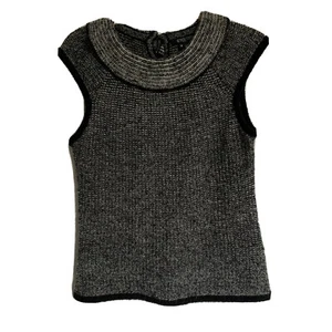 ETCETERA Womens Size Medium Multicolor Wool Mohair Blend Sweater Top Blouse - Picture 1 of 5