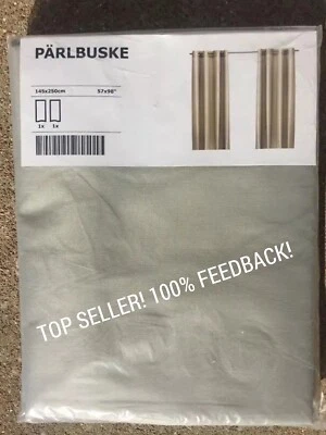 "Paneles cortinas beige Ikea PARLBUSKE 57x98"" 102.323.25 1 pieza tratamiento ventana" Foto 1 de 4