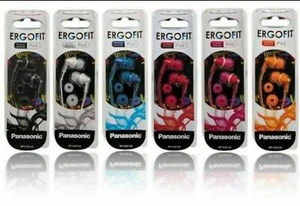 Panasonic Ergo-Fit In-Ear Earbud Style Headphones Earphones With & Without MIC - Picture 1 of 17