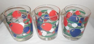 Tastesetter 3 Gläser Luftballons David Straus Primärfarben 4 3/16" t 3 1/8" d - Bild 1 von 9