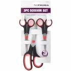 3Pcs Stainless Steel Scissor Set Soft Grip Household Kichen Office Diy Scissors