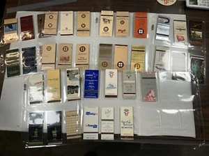 Lot Of 37 Vintage MatchBook Covers, Hotels, Various, 30 Strike #RD [T] - Picture 1 of 15