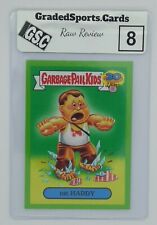 2015 Topps Garbage Pail Kids Green Die Hardy #17a, Raw Review Graded GSC 8
