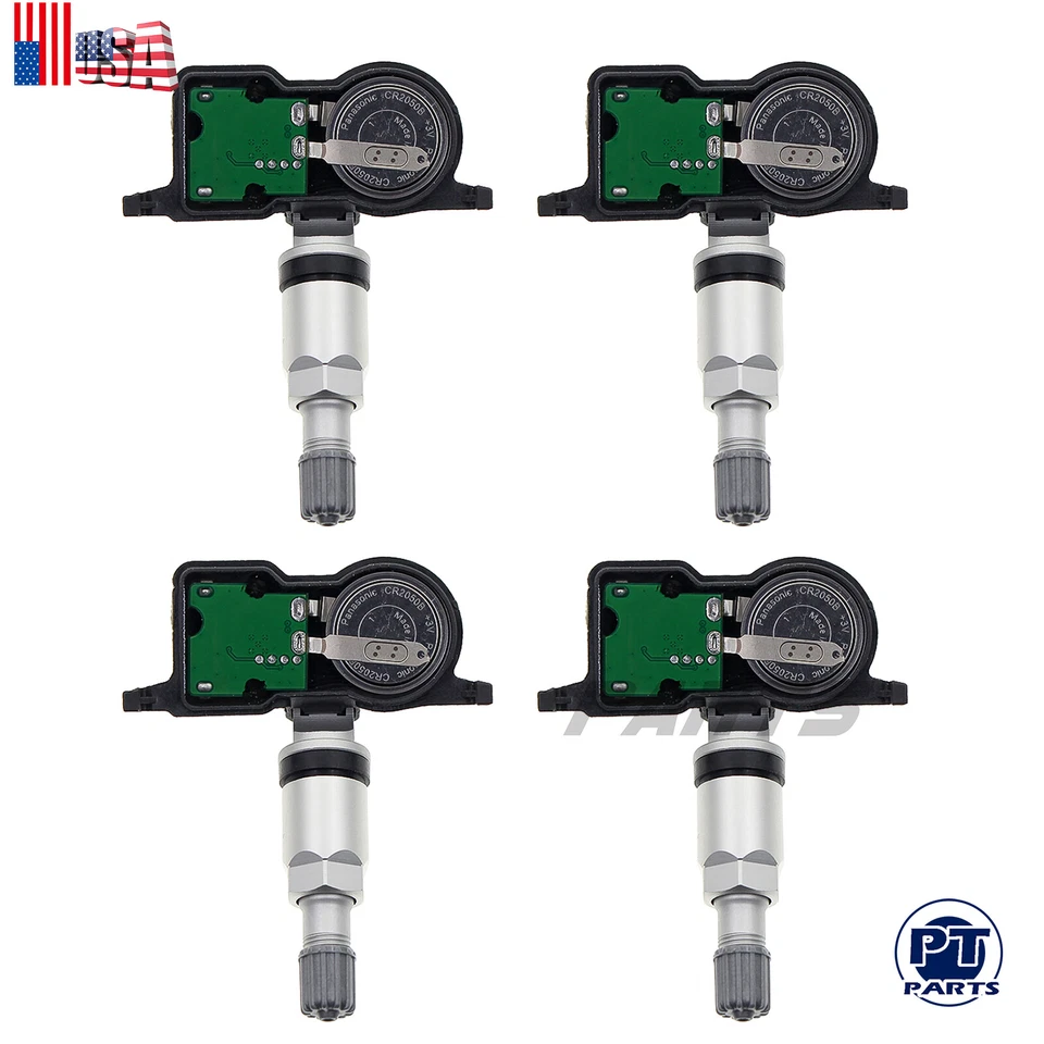 Set 4 PMV-E100 TPMS Tire Pressure Sensor 42607-02050 For Toyota AVALON CAMRY  - Image 1 of 4