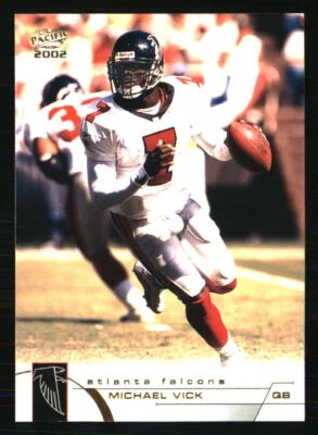 Michael Vick 2002 Pacific #25 FOOTBALL Card - Image 1 of 2