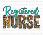 Registered Nurse Png Sublimation RN Sunflower Western Png File Digital Download