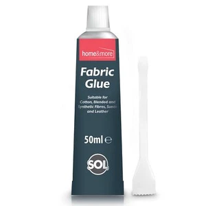 50ml Fabric Glue Strong with Spreader Adhesive for Fabrics Crafts Upholstery - Picture 1 of 9