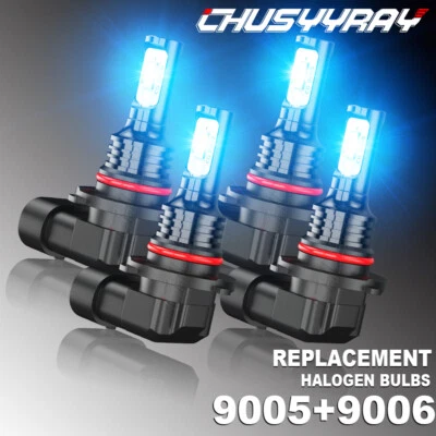 For Chevrolet S10 1994-2004 - 8000K BLUE LED Headlight High & Low Beam Bulb - Image 1 of 4
