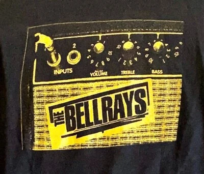 Camiseta The Bellrays camiseta punk camiseta rock feminina pequena vintage camiseta concerto - Imagem 1 de 3