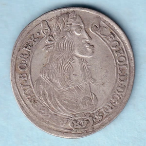 Hungary. 1664-KB 15 Krajczar.. Leo the Hogmouth.. aVF - Picture 1 of 2