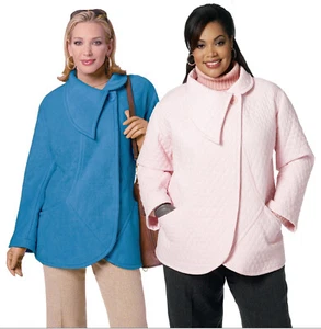 Misses asymmetrischer stilisierter Oversize Parka Jacke Butterick B5689 Muster - Bild 1 von 3