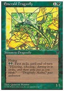 MRM ENGLISH 4x Emerald Dragonfly MTG magic CHC - Imagen 1 de 1