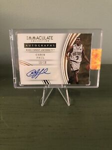 Chris Paul 2016 Immaculate Collection Autograph 10/10 Last on the Print!