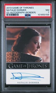Game of Thrones Rittenhouse Natalie Dormer S2 2013 autógrafo automático PSA 7 bordes - Imagen 1 de 2