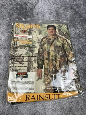 Полный костюм Stearns Rainjammer модель 8035 Dry Wear XXL запечатанный камуфляж Realtree - Изображение 1 из 3