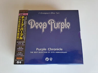 Deep Purple Purple Chronicle 3CD The Best Selection of 25th Anniversary. Japan - Bild 1 von 4