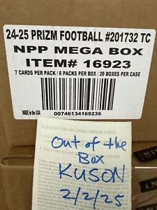 2024 PANINI PRIZM FOOTBALL FACTORY SEALED 20 BOX MEGA CASE NFL - Double Boxed - Picture 1 of 2