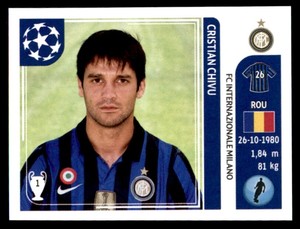 Panini Champions League 2011-2012 - Cristian Chivu Inter Milan No.77