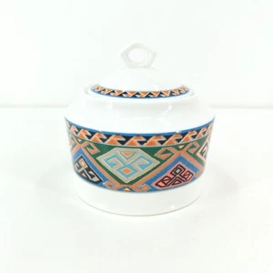 Christopher Stuart Optima La Brea Fine China Southwest Sugar Bowl Vintage VTG - Picture 1 of 6