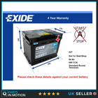 Car Battery EA640 Exide 027 640A 64Ah 4Yr Warranty 242x175x190 Premium